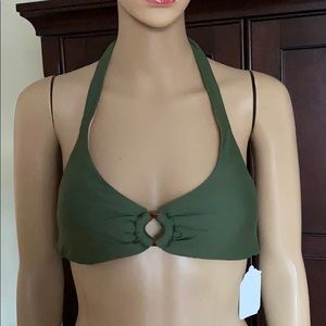 J. Crew NWT sz S swim top w/,removable pads